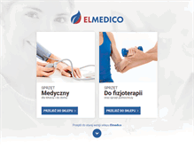 Tablet Screenshot of elmedico.pl